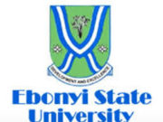 Ebonyi State University Direct Entry Admission List