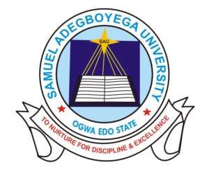 Samuel Adegboyega University Admission List