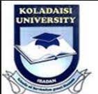 Kola Daisi University Admission List