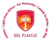 Official Sol Plaatje University Social Media Links