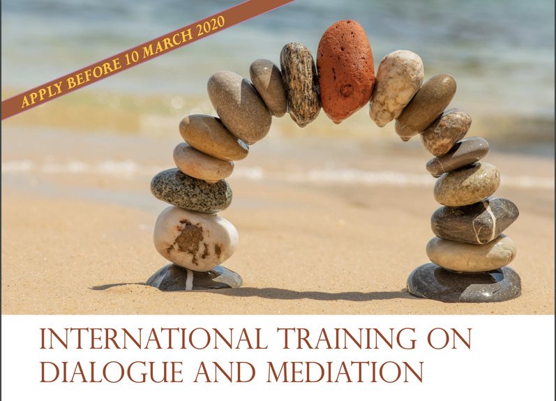 International Training on Dialogue and Mediation 2020