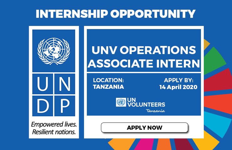 UNDP UNV Operations Associate Internship 2020