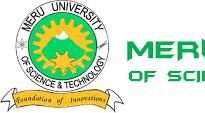 Meru University of Science and Technology (MUST) January 2026 Intake Details