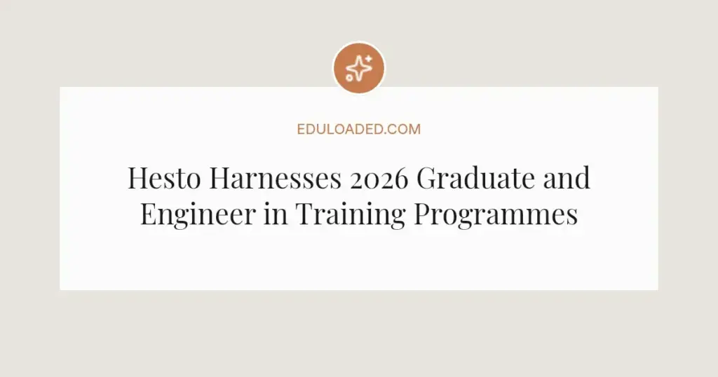 Hesto Harnesses 2026 Graduate and Engineer in Training Programmes