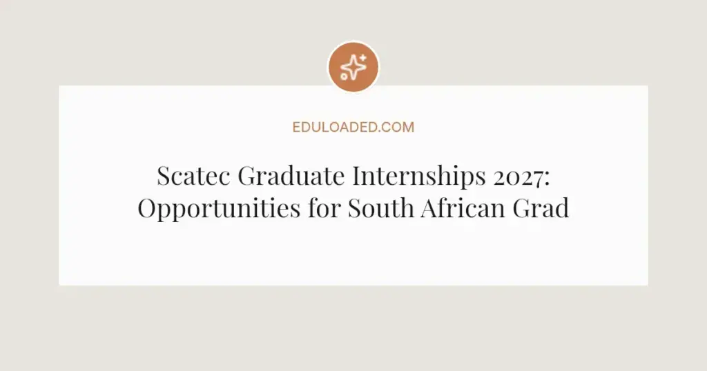 Scatec Graduate Internships 2027: Opportunities for South African Graduates