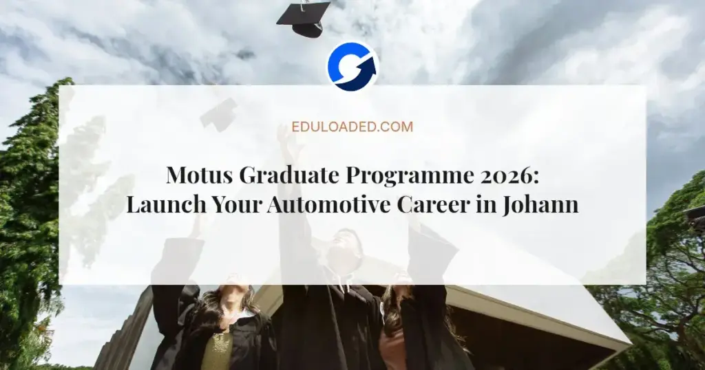 Motus Graduate Programme 2026: Launch Your Automotive Career in Johannesburg
