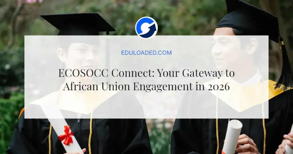 ECOSOCC Connect: Your Gateway to African Union Engagement in 2026