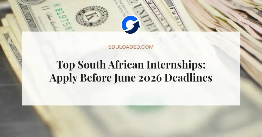 Top South African Internships: Apply Before June 2026 Deadlines