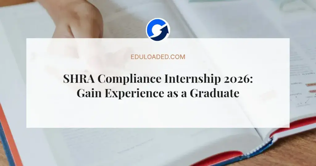 SHRA Compliance Internship 2026: Gain Experience as a Graduate