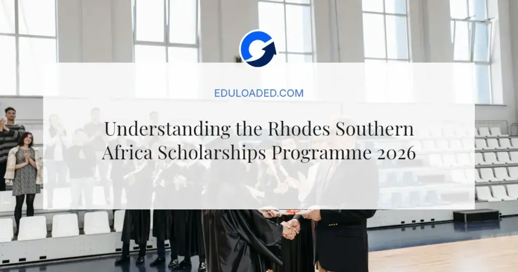 Understanding the Rhodes Southern Africa Scholarships Programme 2026