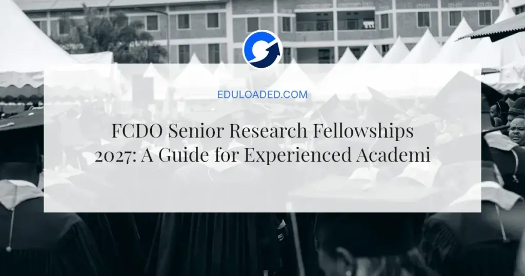 FCDO Senior Research Fellowships 2027: A Guide for Experienced Academics