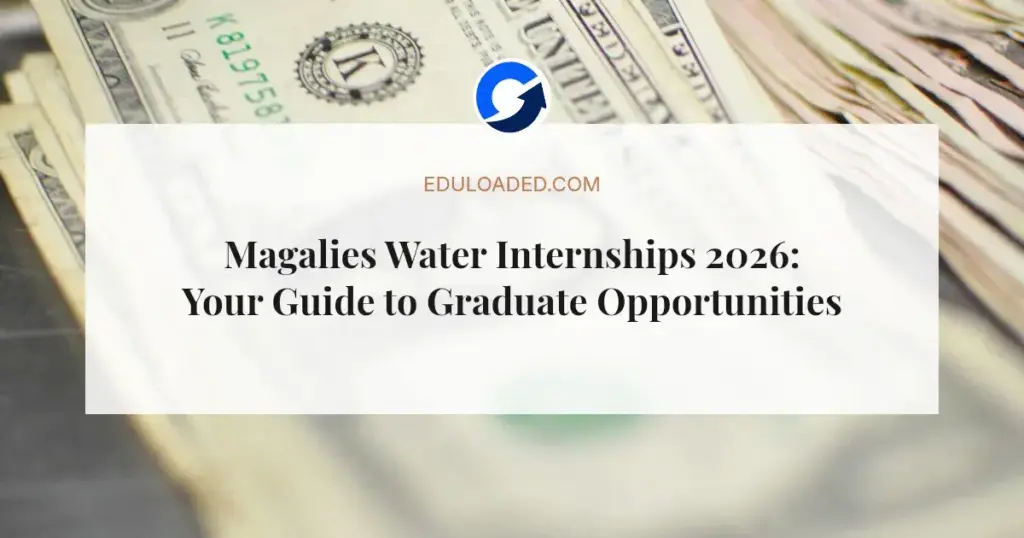 Magalies Water Internships 2026: Your Guide to Graduate Opportunities