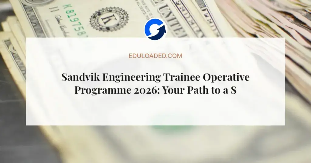 Sandvik Engineering Trainee Operative Programme 2026: Your Path to a Skilled Trade