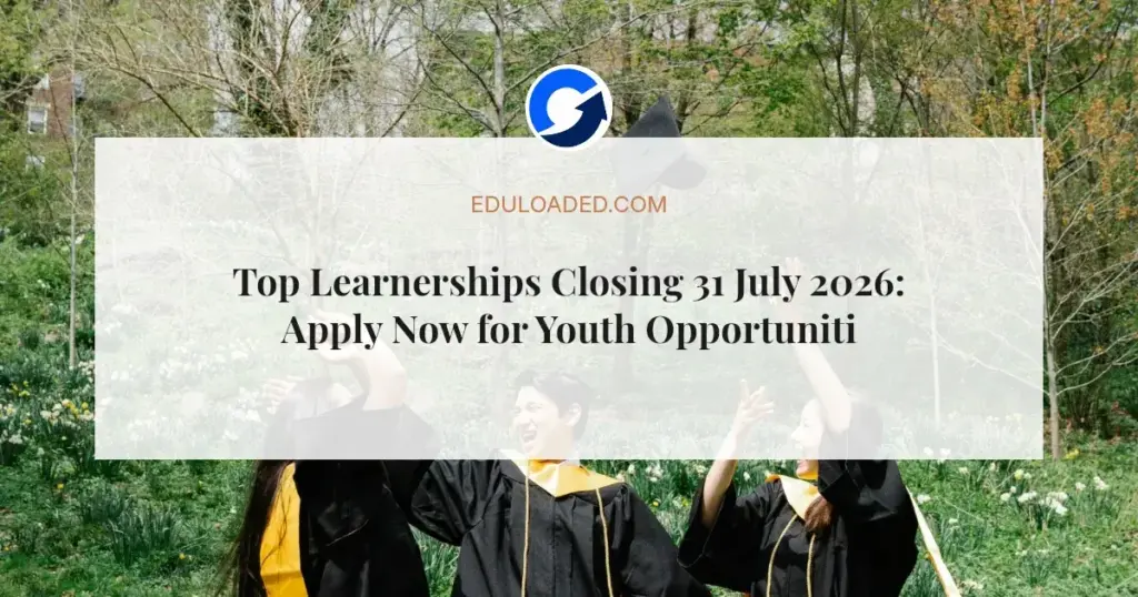 Top Learnerships Closing 31 July 2026: Apply Now for Youth Opportunities