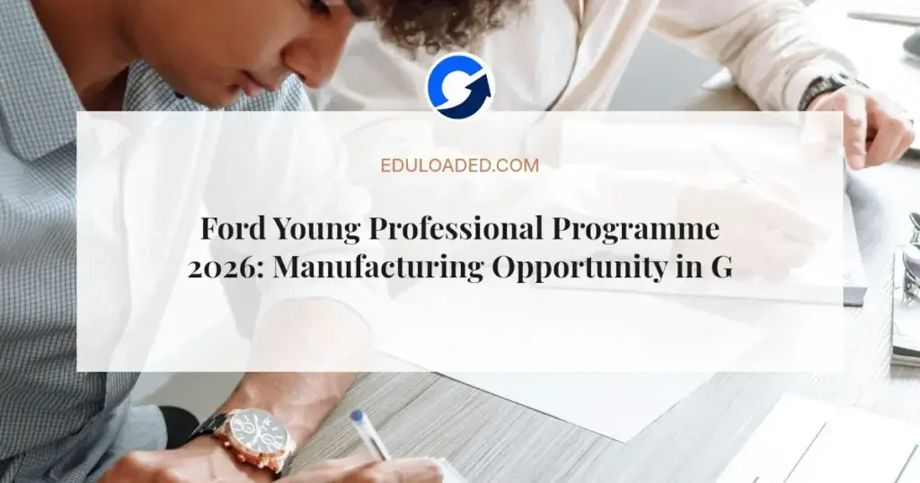Ford Young Professional Programme 2026: Manufacturing Opportunity in Gauteng